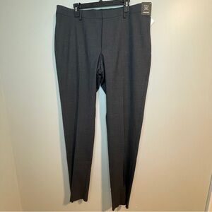 Nordstrom Men's Tech-Smart Dark Gray Dress Pants Wool Linen Blend